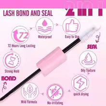 Eyelash Gluing and Sealing for Eyelash Clusters Strong Fixed Eyelash Glue Lasting 48H Eyelash Gluing Glue Eyelash Extension