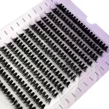 14 Rows 5D Fluffy Cluster Lashes 60D/80D/100D Thick Eyelash D/DD Curl 9-16mm Mix Individual Lashes DIY Lash Extensions