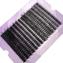 14 Rows 5D Fluffy Cluster Lashes 60D/80D/100D Thick Eyelash D/DD Curl 9-16mm Mix Individual Lashes DIY Lash Extensions