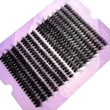 14 Rows 5D Fluffy Cluster Lashes 60D/80D/100D Thick Eyelash D/DD Curl 9-16mm Mix Individual Lashes DIY Lash Extensions
